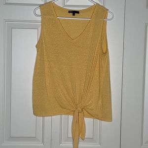 Gibson Side-Tie Sleeveless Tank Top - Medium